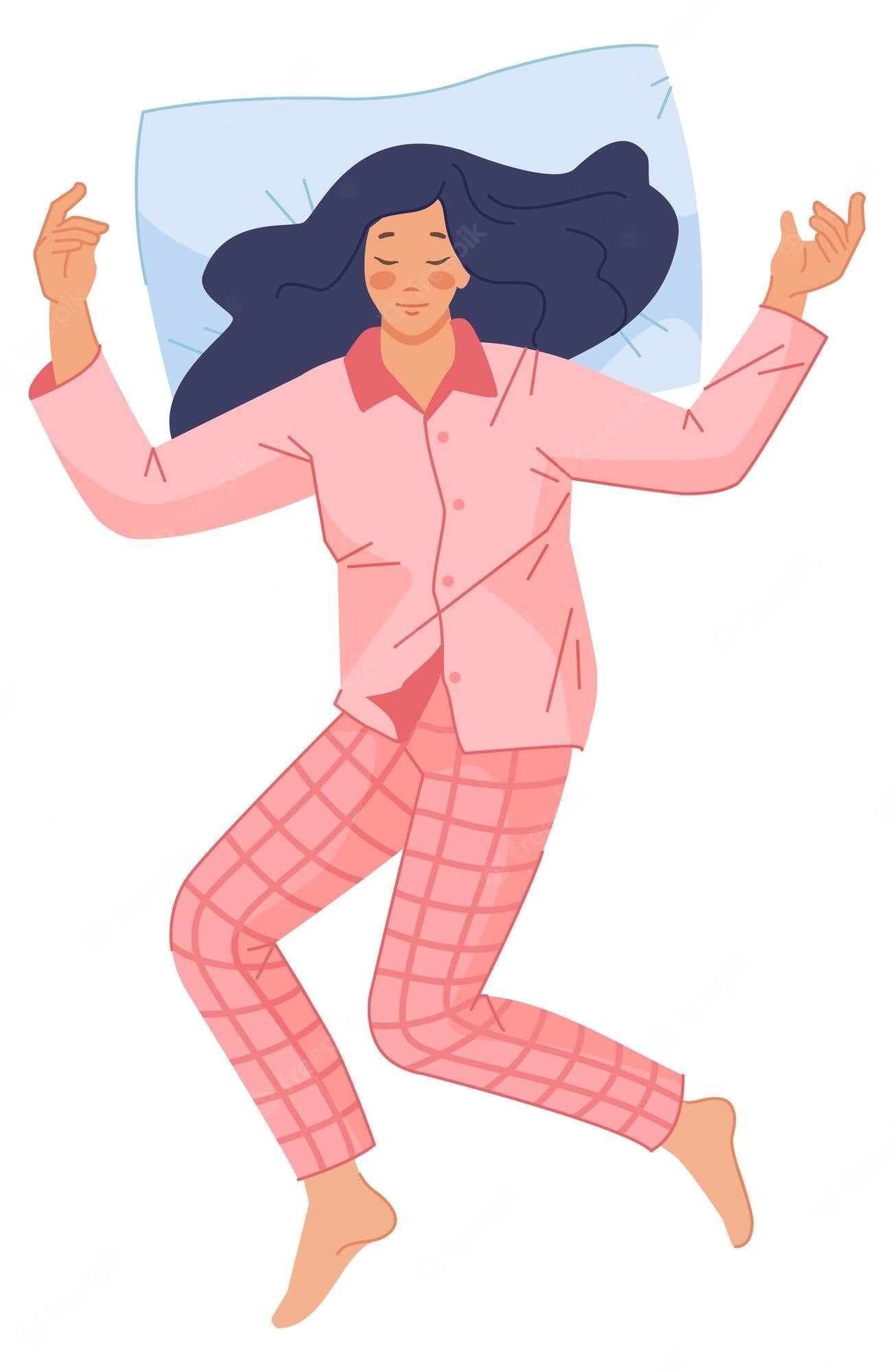 starfish sleeping position