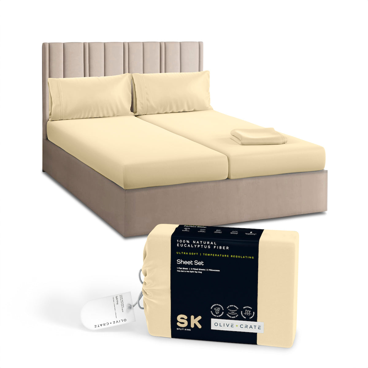 TENCEL Eucalyptus Cooling Bed Sheet Set