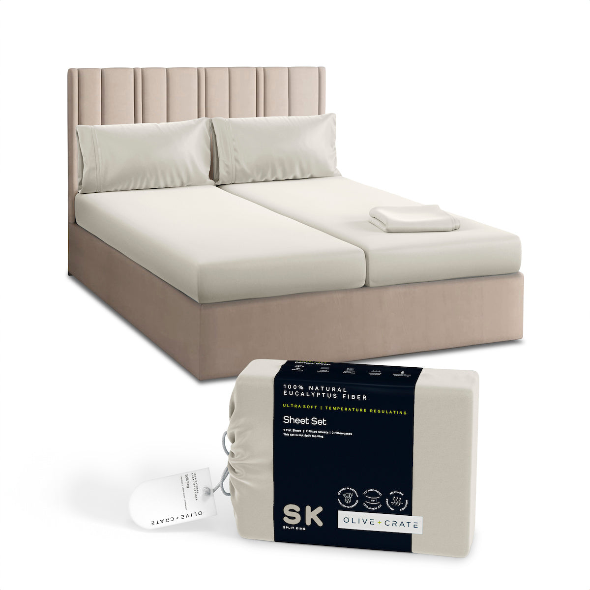 TENCEL Eucalyptus Cooling Bed Sheet Set
