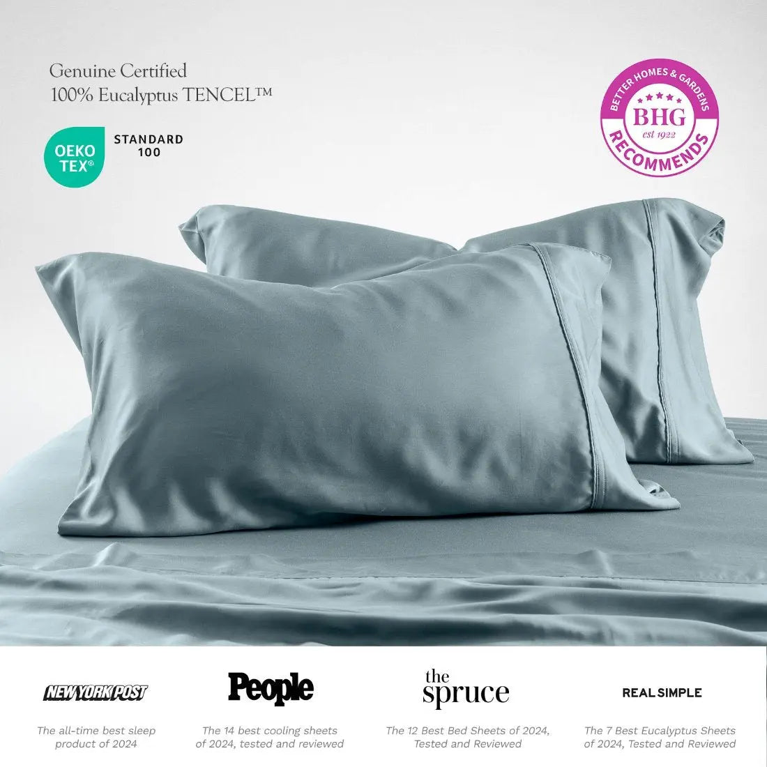TENCEL Lyocell Eucalyptus Pillowcase Set