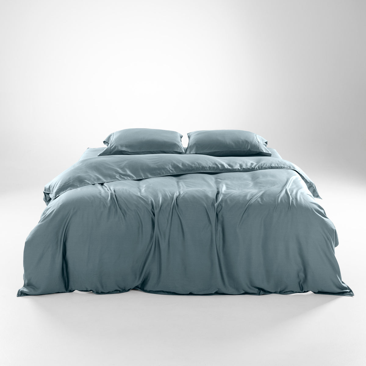basalt blue duvet cover set #color_Basalt Blue