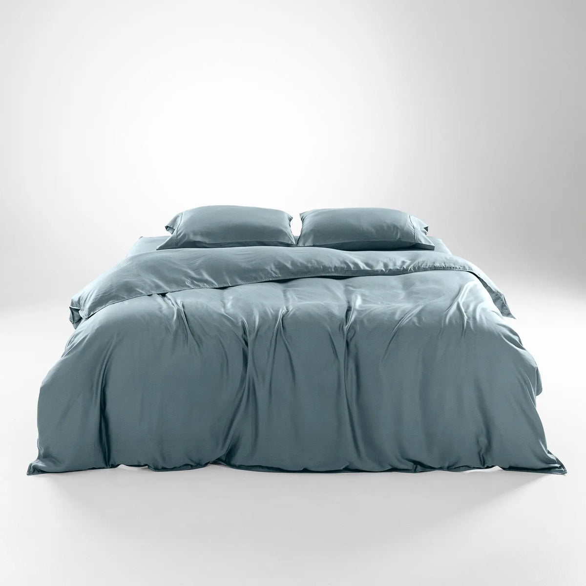 basalt blue duvet cover set #color_Basalt Blue