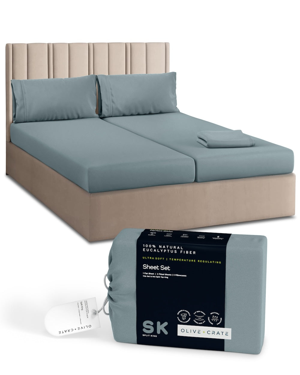 TENCEL Eucalyptus Cooling Bed Sheet Set