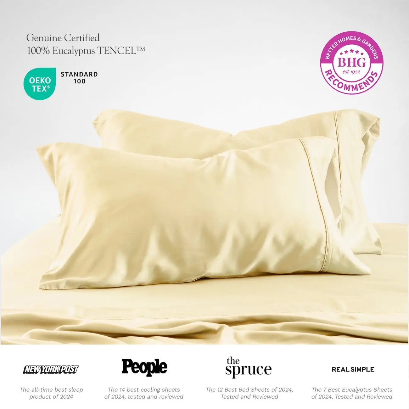 TENCEL Lyocell Eucalyptus Pillowcase Set