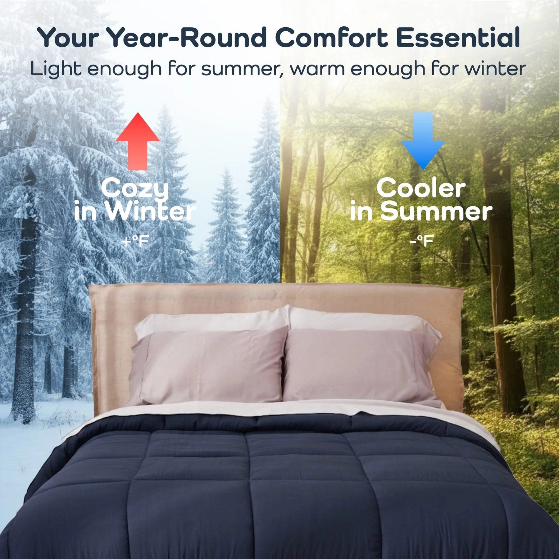 Cooling All Season Bamboo Comforter