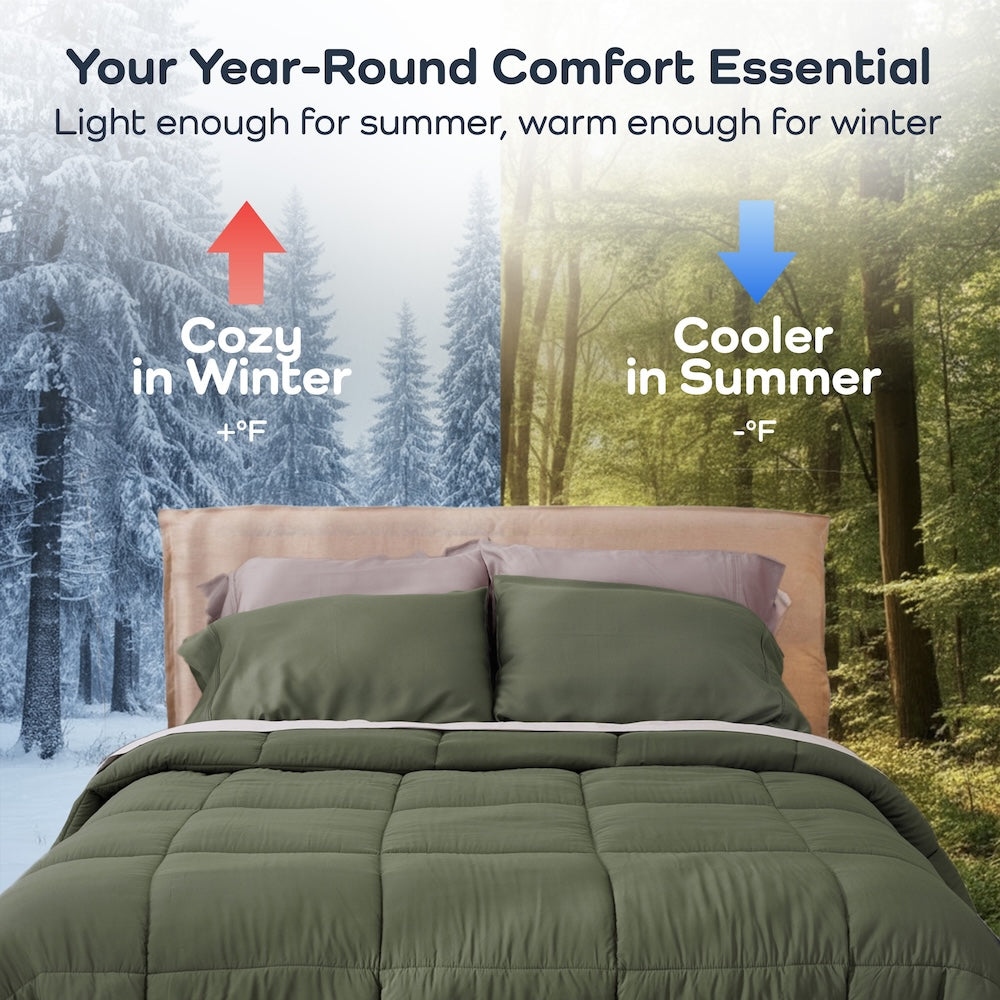Cooling Bamboo Comforter For All Seasons
