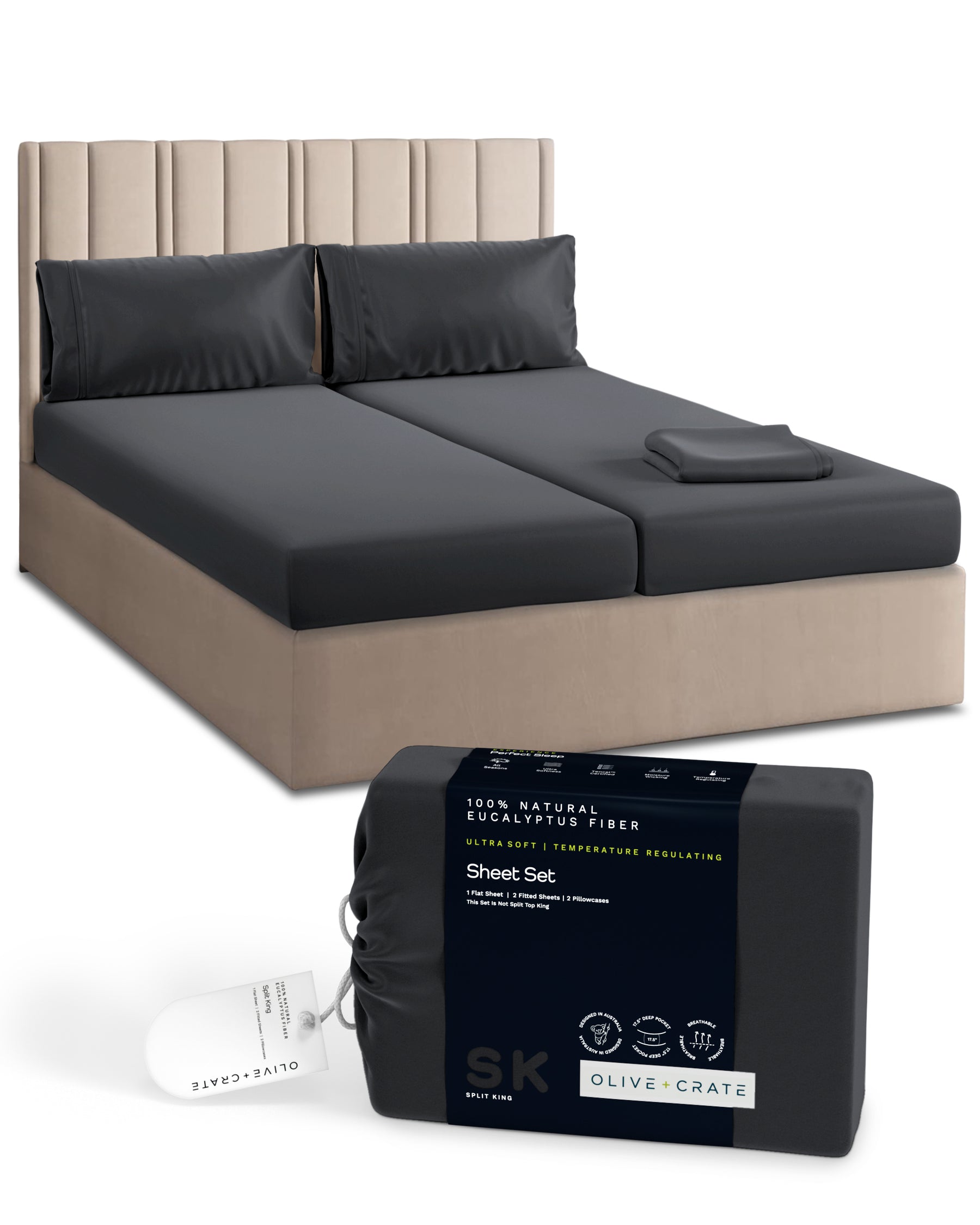 TENCEL Eucalyptus Cooling Bed Sheet Set