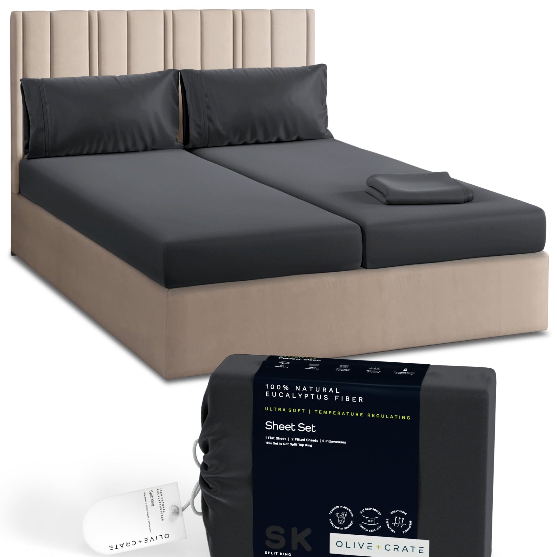 TENCEL Eucalyptus Cooling Bed Sheet Set