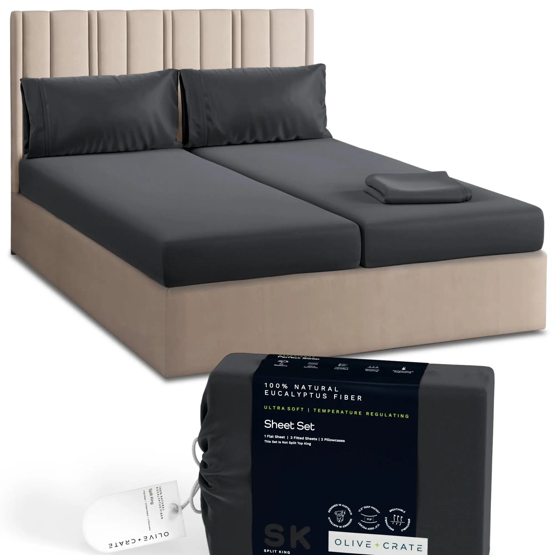 TENCEL Lyocell Eucalyptus Cooling Sheet Set