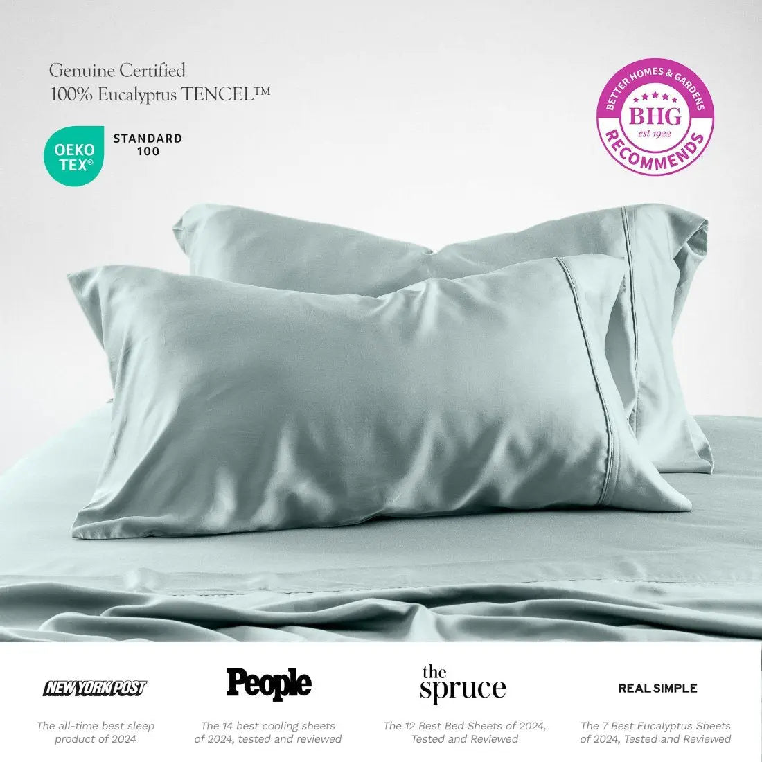TENCEL Lyocell Eucalyptus Pillowcase Set