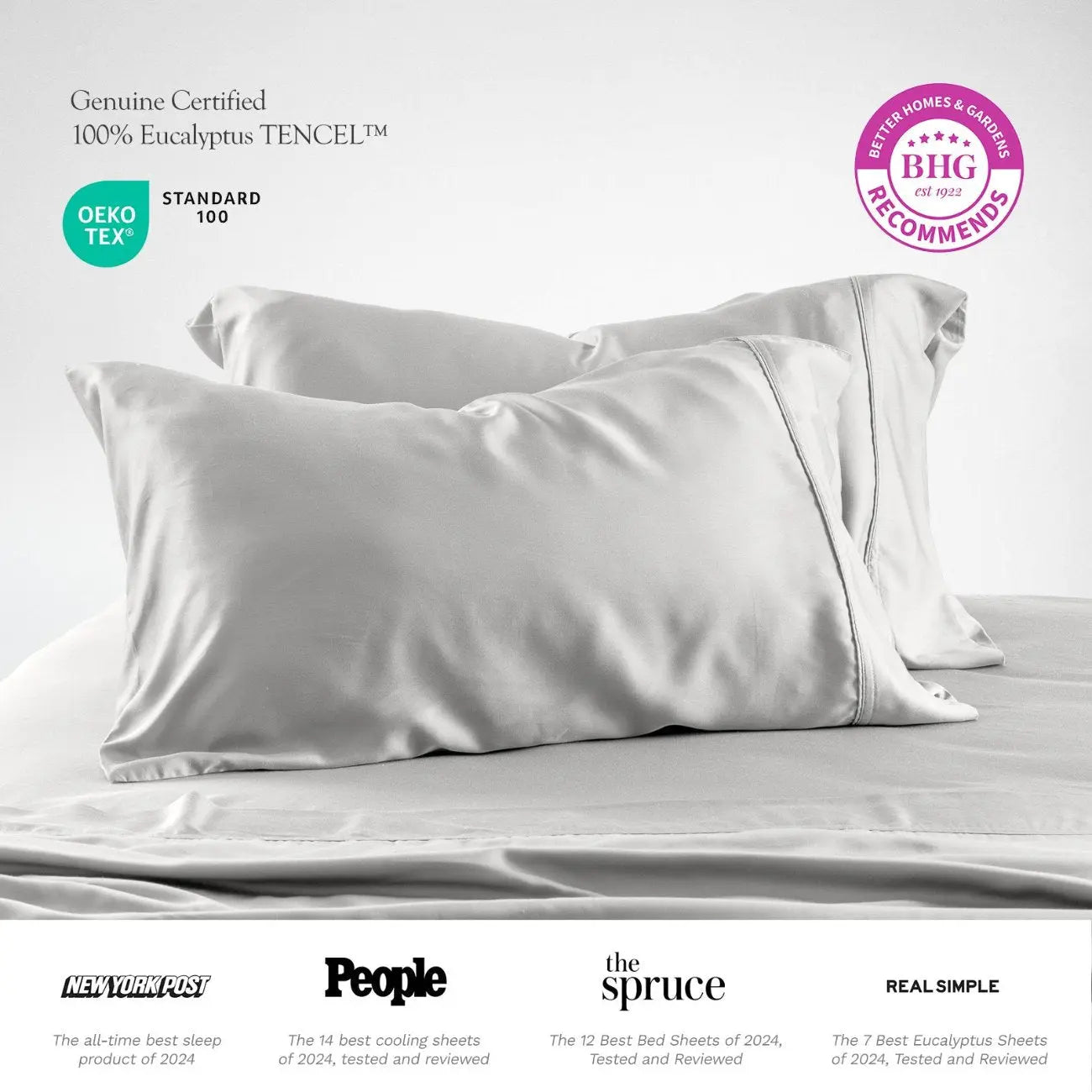 TENCEL Lyocell Eucalyptus Pillowcase Set