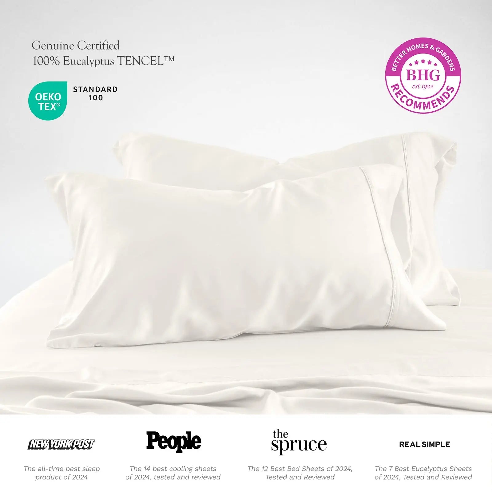 TENCEL Lyocell Eucalyptus Pillowcase Set