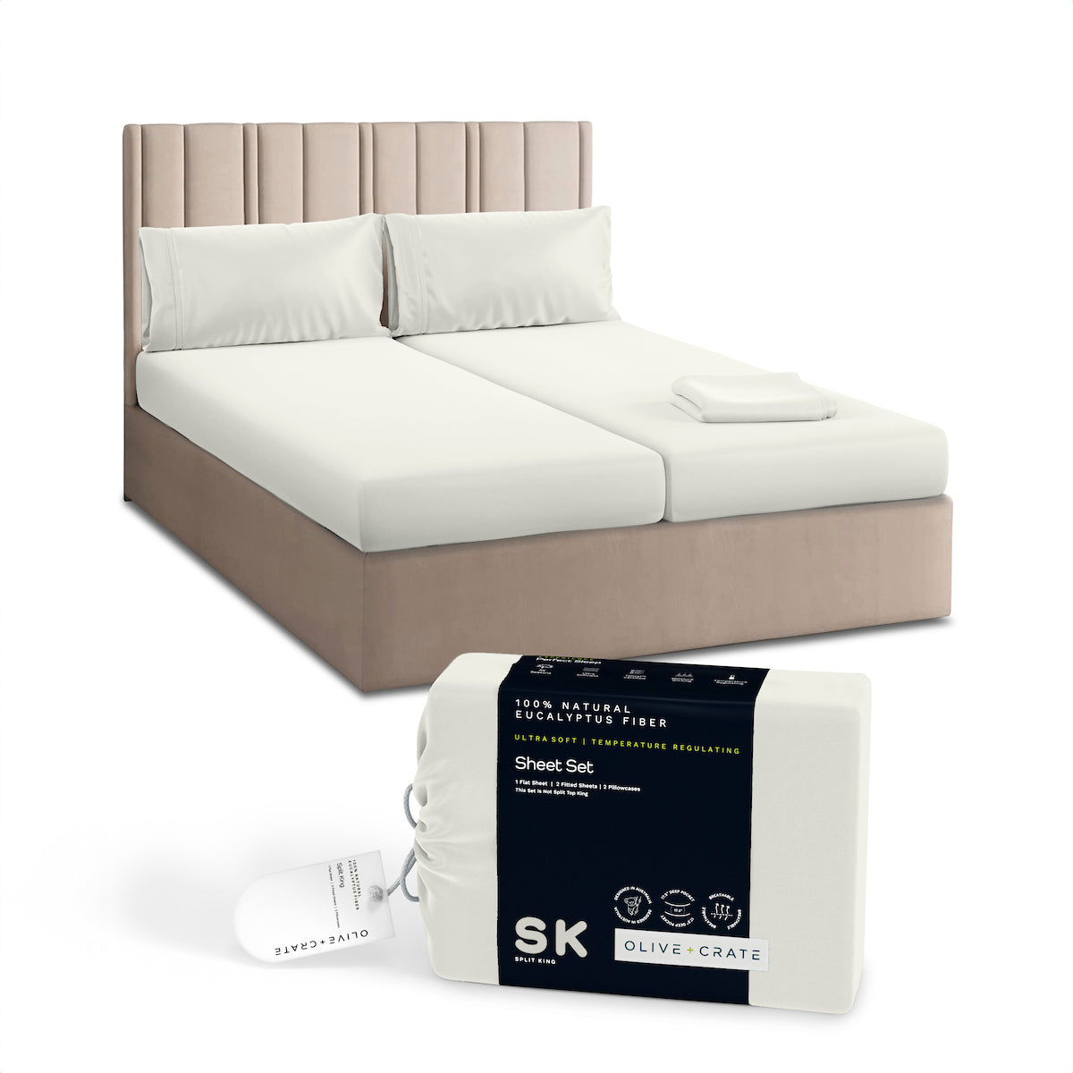 TENCEL Eucalyptus Cooling Bed Sheet Set