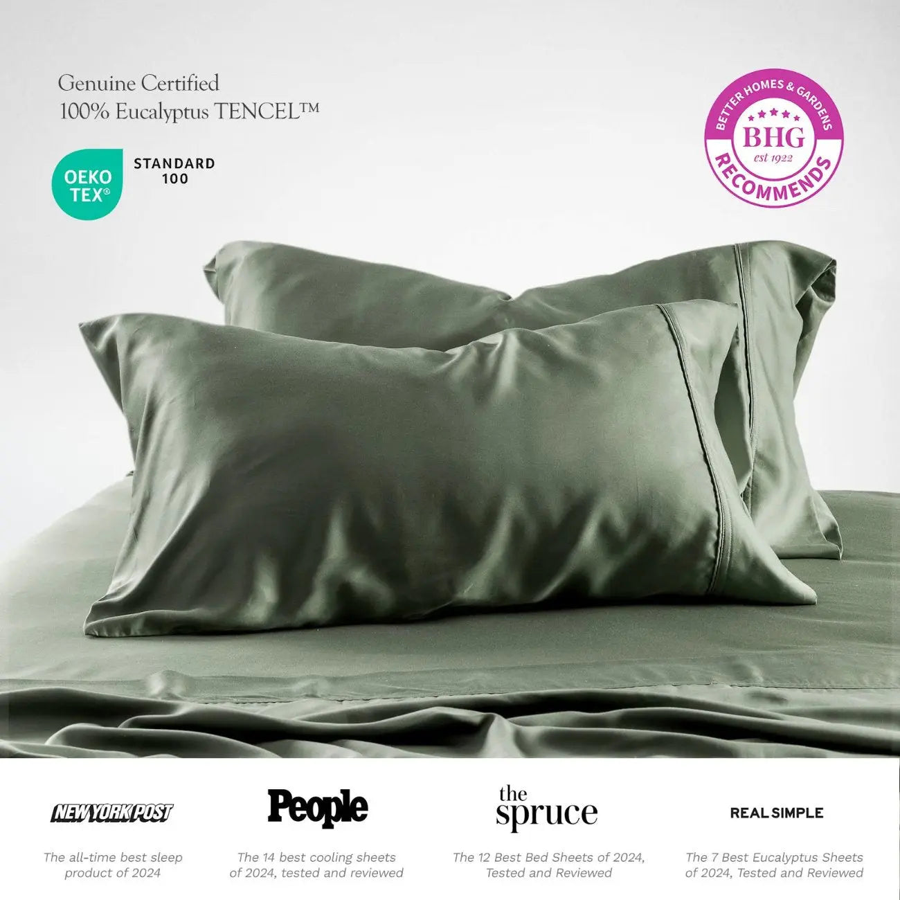 TENCEL Lyocell Eucalyptus Pillowcase Set