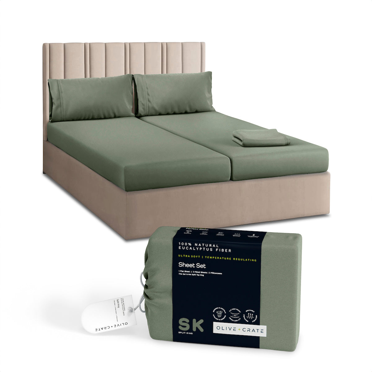 TENCEL Eucalyptus Cooling Bed Sheet Set