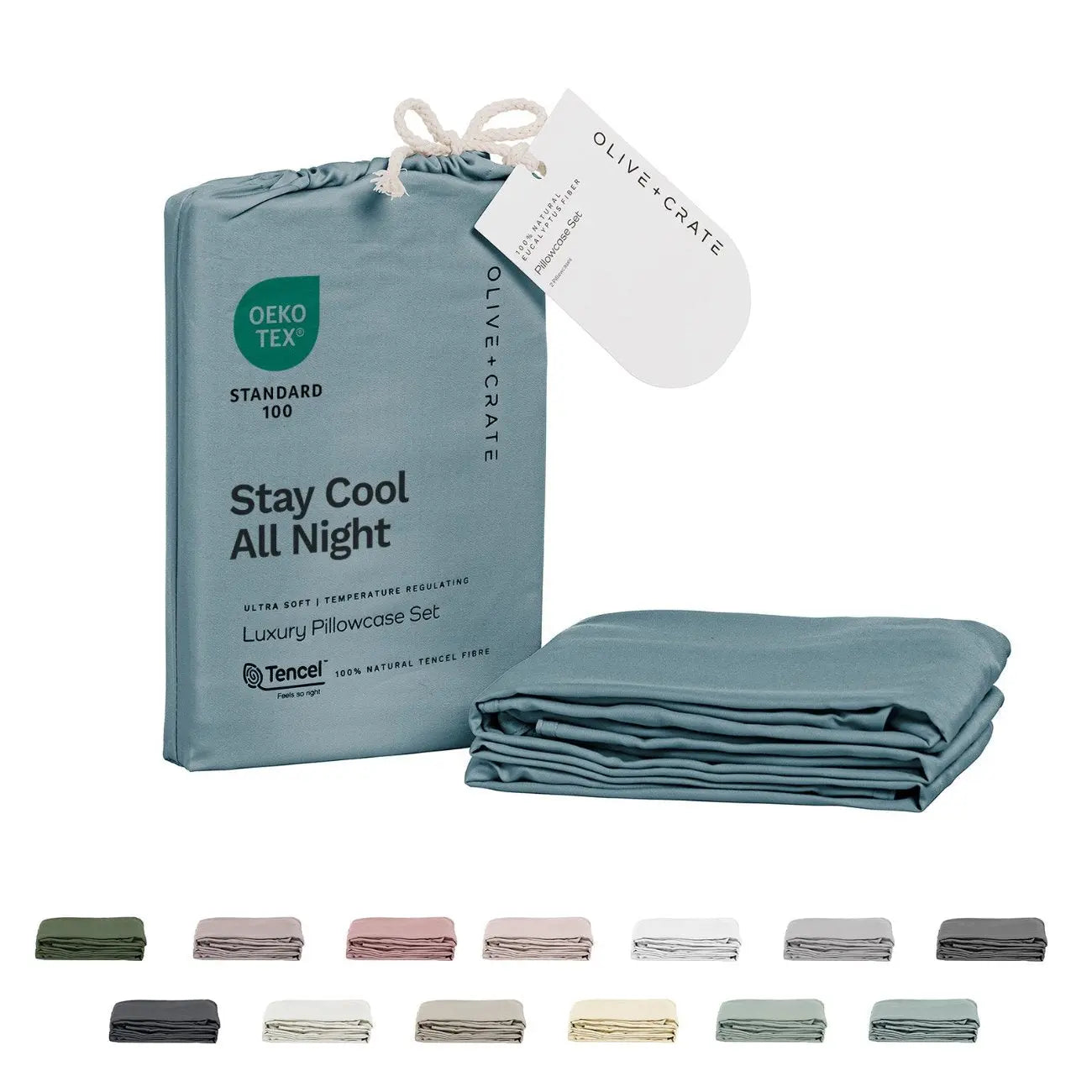 TENCEL Lyocell Eucalyptus Pillowcase Set