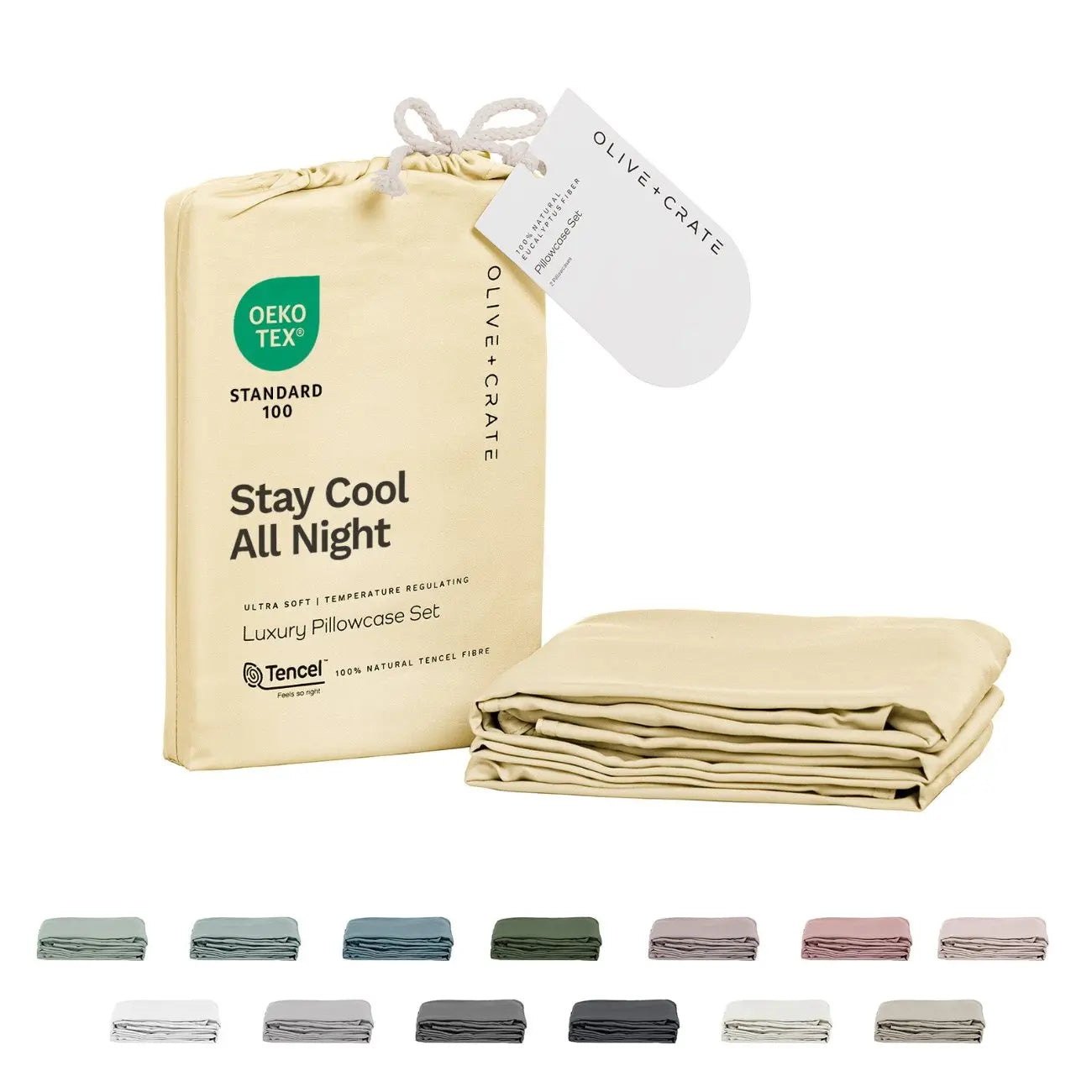 TENCEL Lyocell Eucalyptus Pillowcase Set