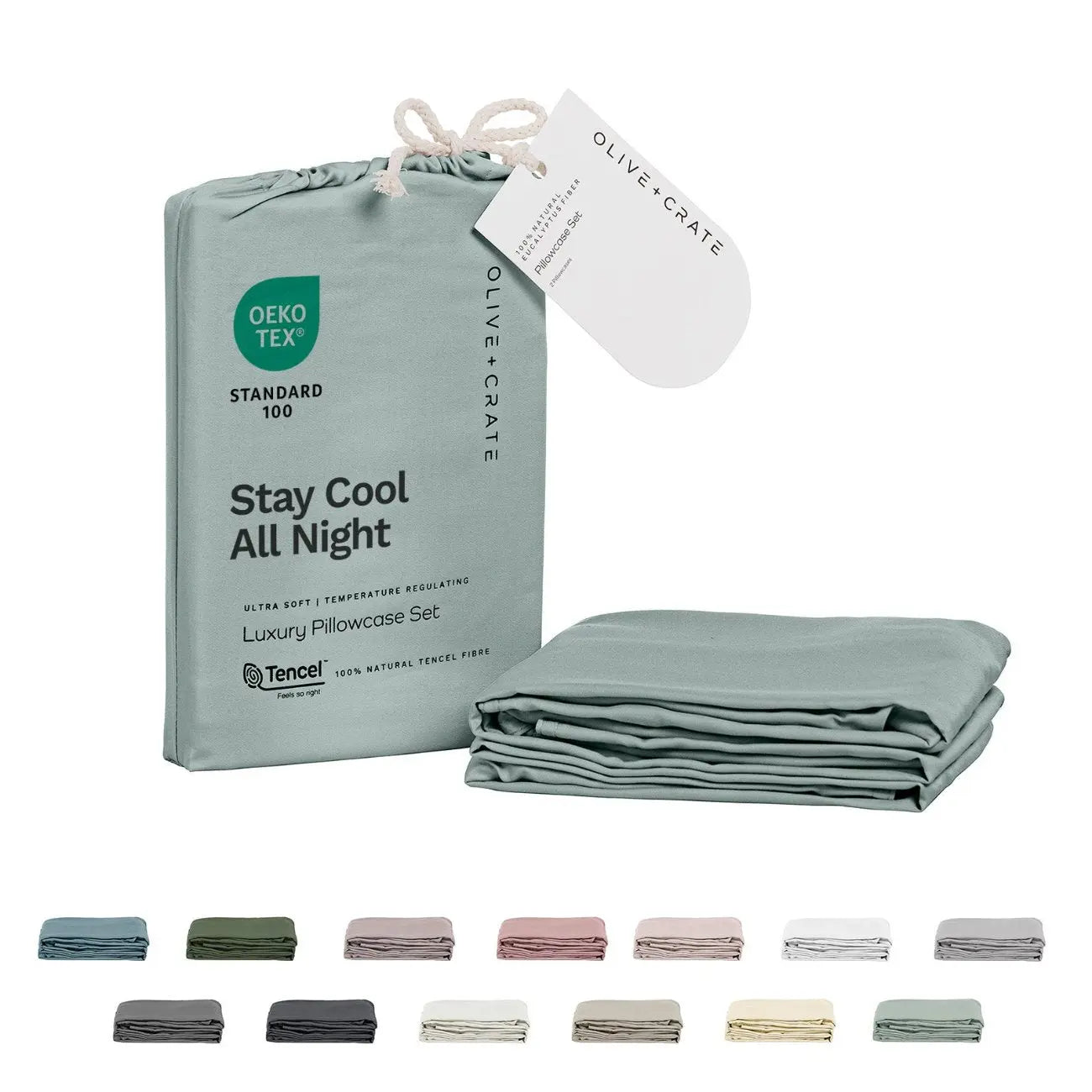 TENCEL Lyocell Eucalyptus Pillowcase Set