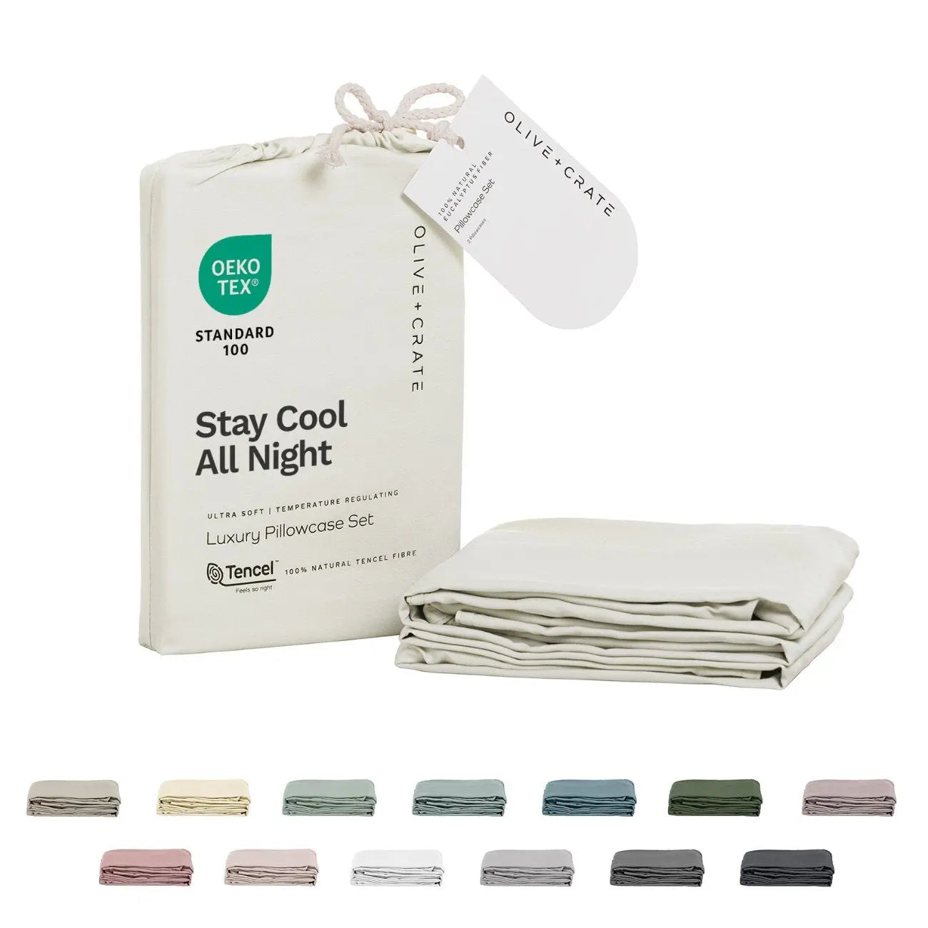 TENCEL Lyocell Eucalyptus Pillowcase Set
