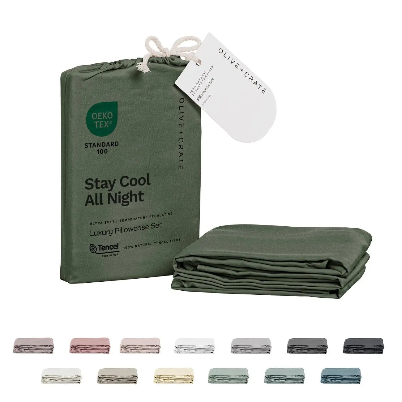 TENCEL Lyocell Eucalyptus Pillowcase Set