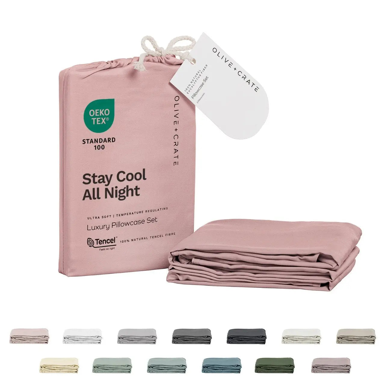 TENCEL Lyocell Eucalyptus Pillowcase Set