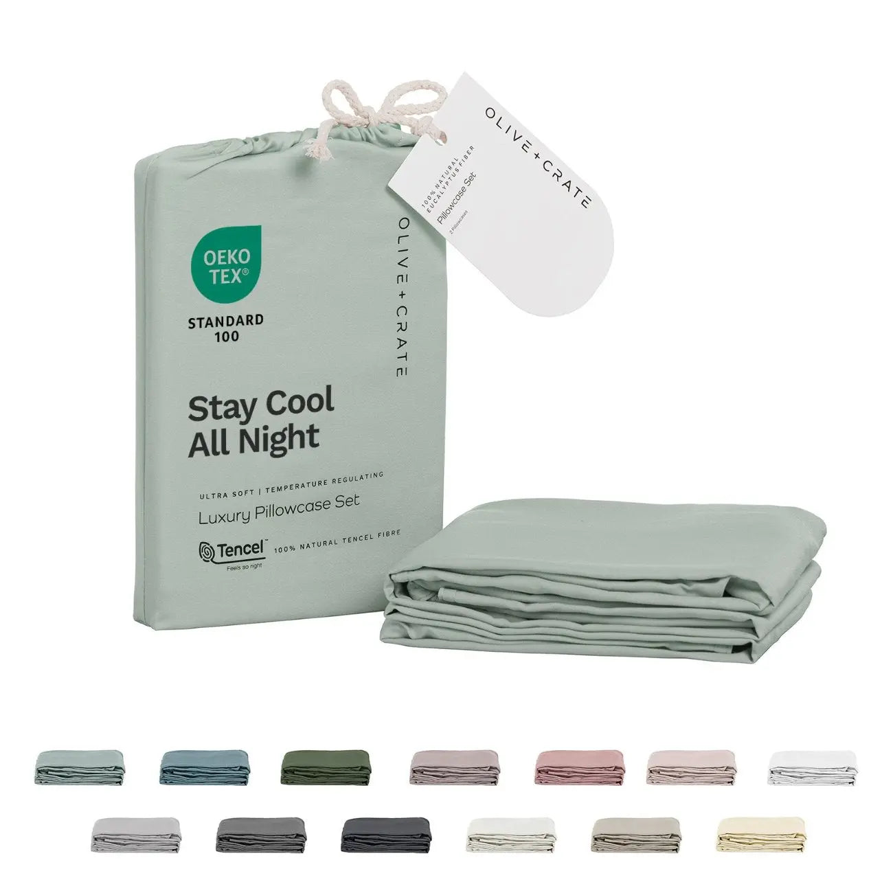 TENCEL Lyocell Eucalyptus Pillowcase Set