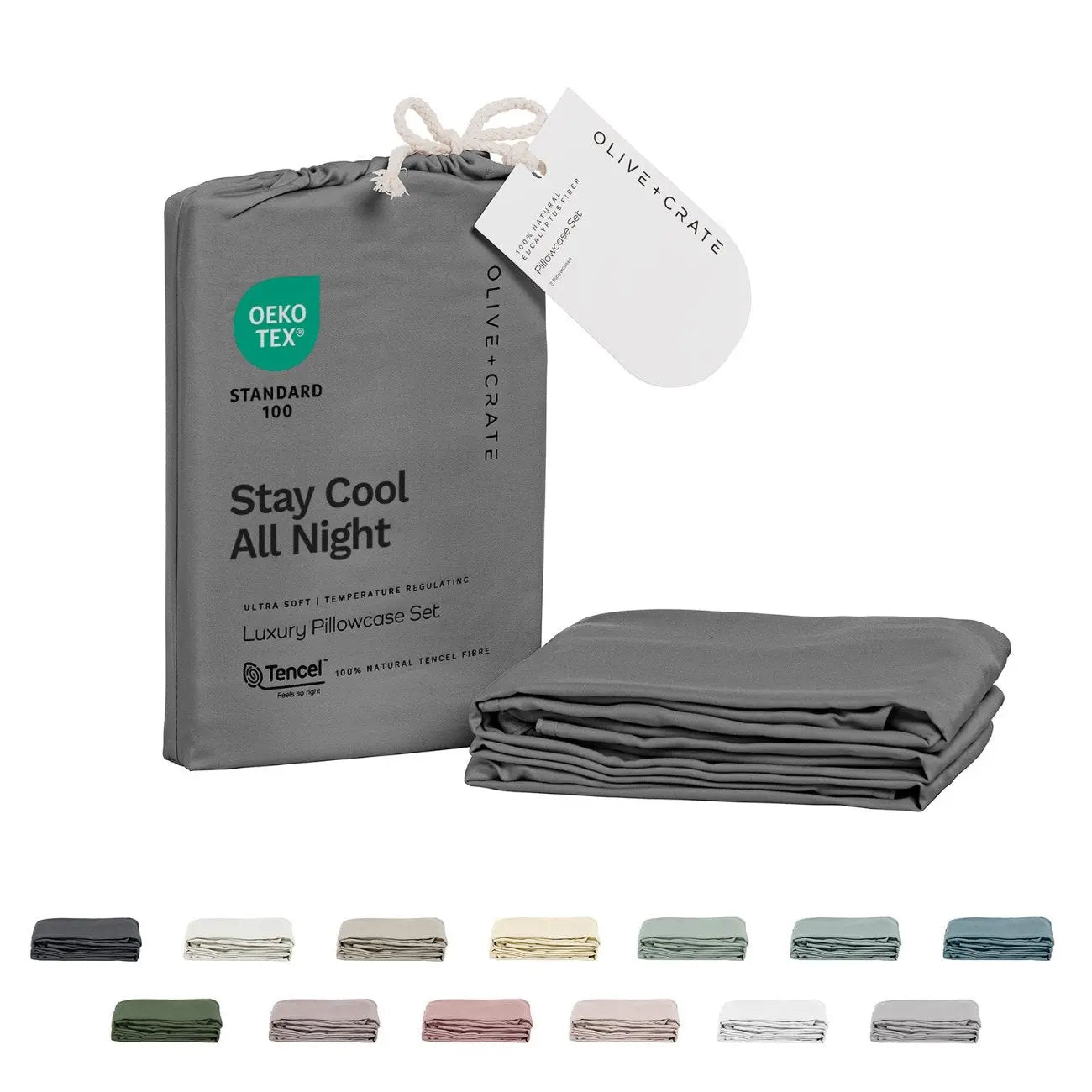 TENCEL Lyocell Eucalyptus Pillowcase Set
