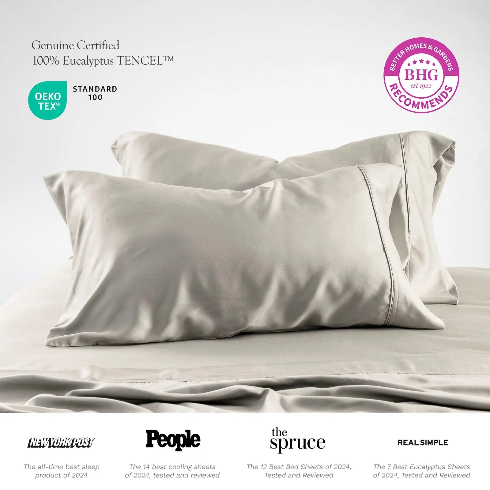 TENCEL Lyocell Eucalyptus Pillowcase Set