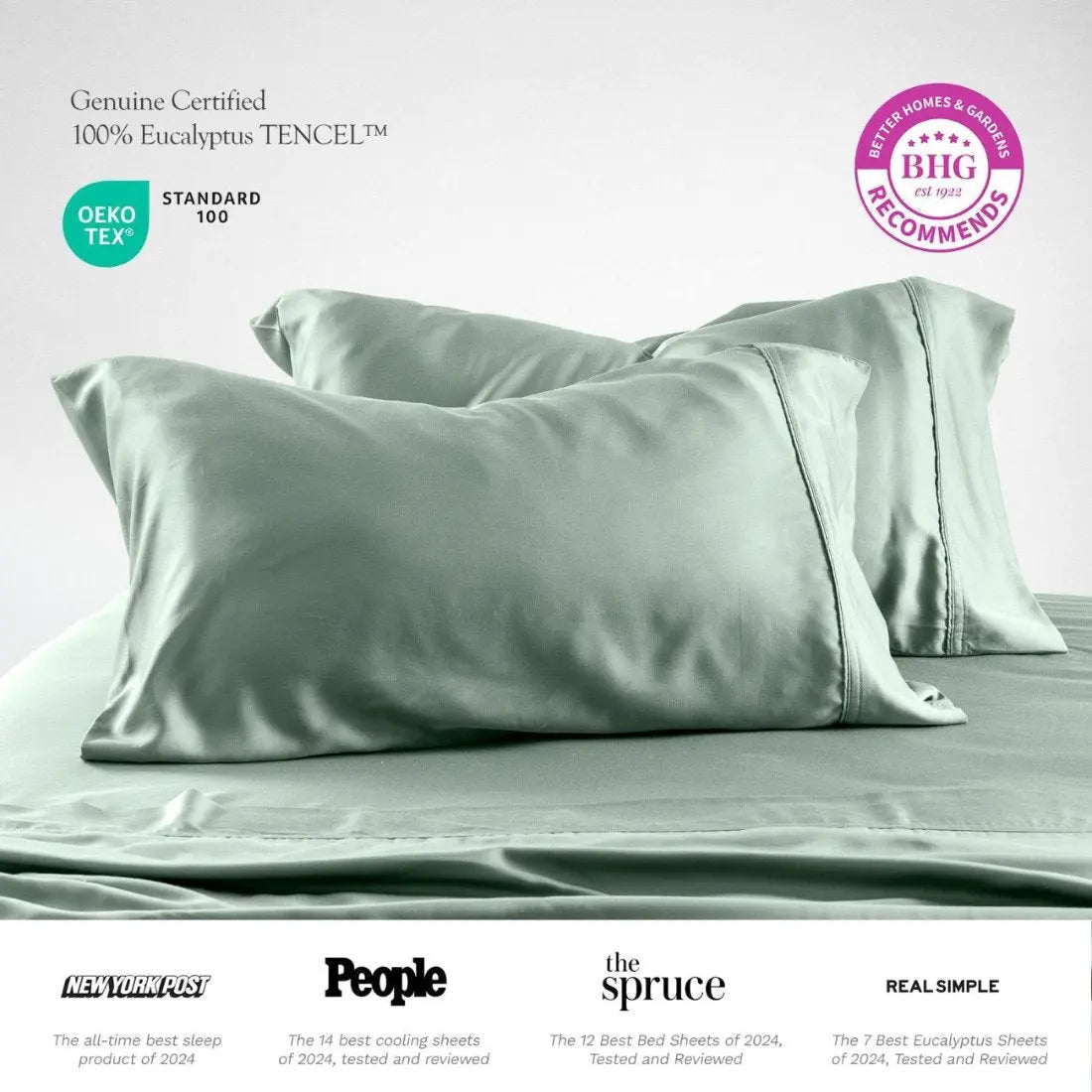 TENCEL Lyocell Eucalyptus Pillowcase Set