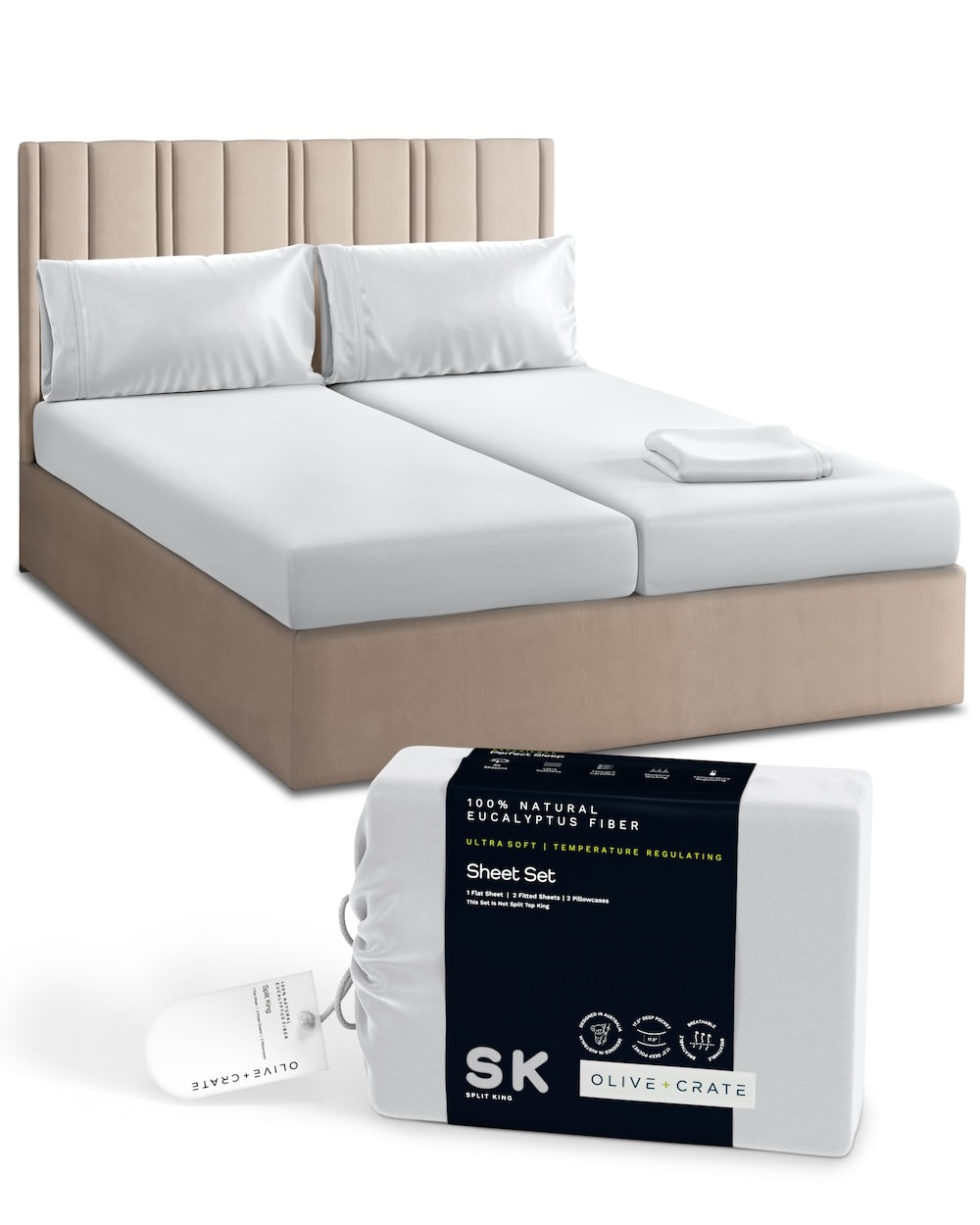 TENCEL Eucalyptus Cooling Bed Sheet Set