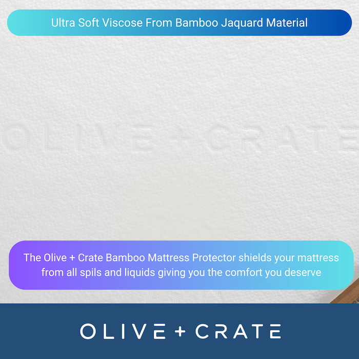 infographic showing how mattress pad is waterproof