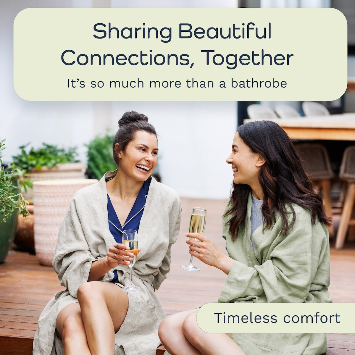 Premium 100% European Flax Linen Robe