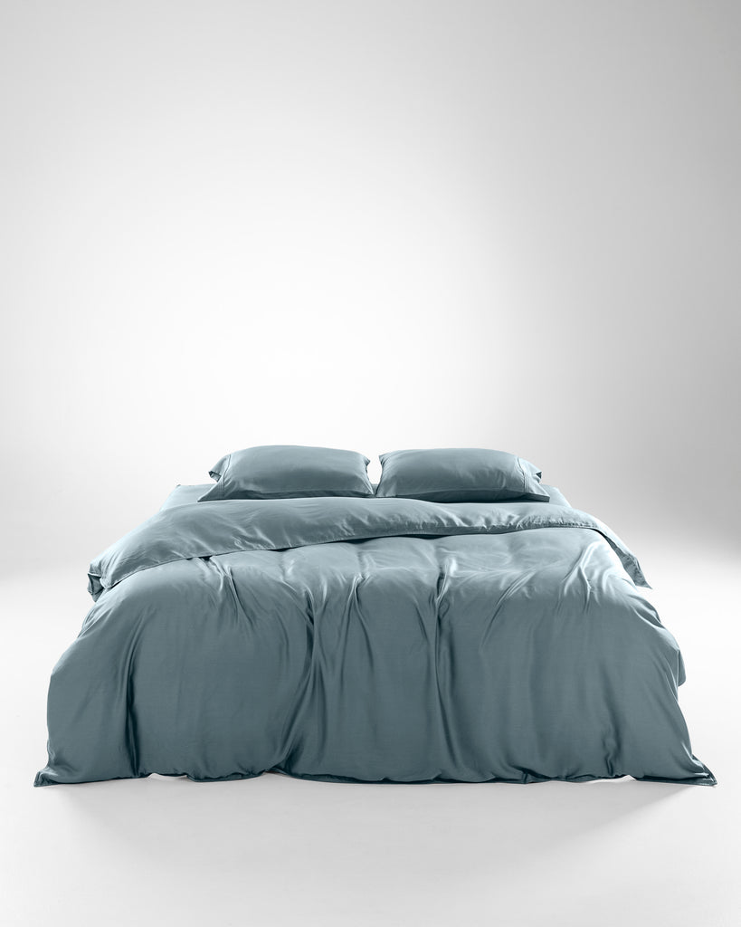 basalt blue duvet cover set #color_basalt blue