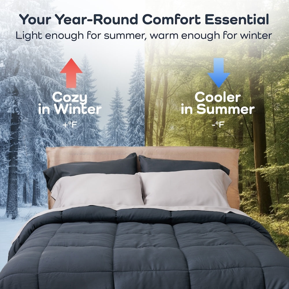 Cooling Bamboo Comforter For All Seasons
