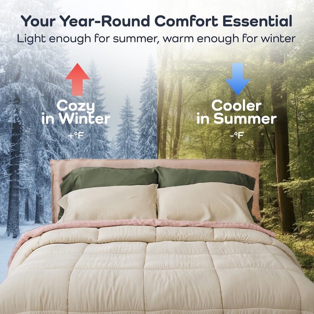 Cooling Bamboo Comforter For All Seasons