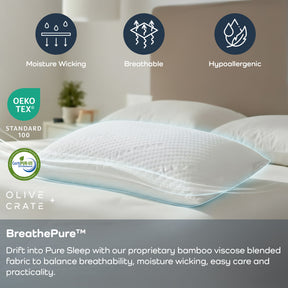 BreathePure<sup>TM</sup> Cooling Adjustable Pillow
