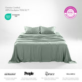 Main spring sage sheet set #color_spring sage