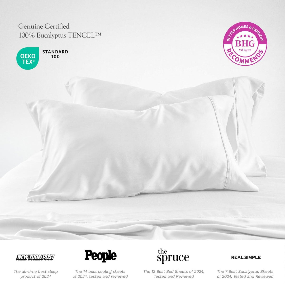 white snow pillowcase set #color_white snow