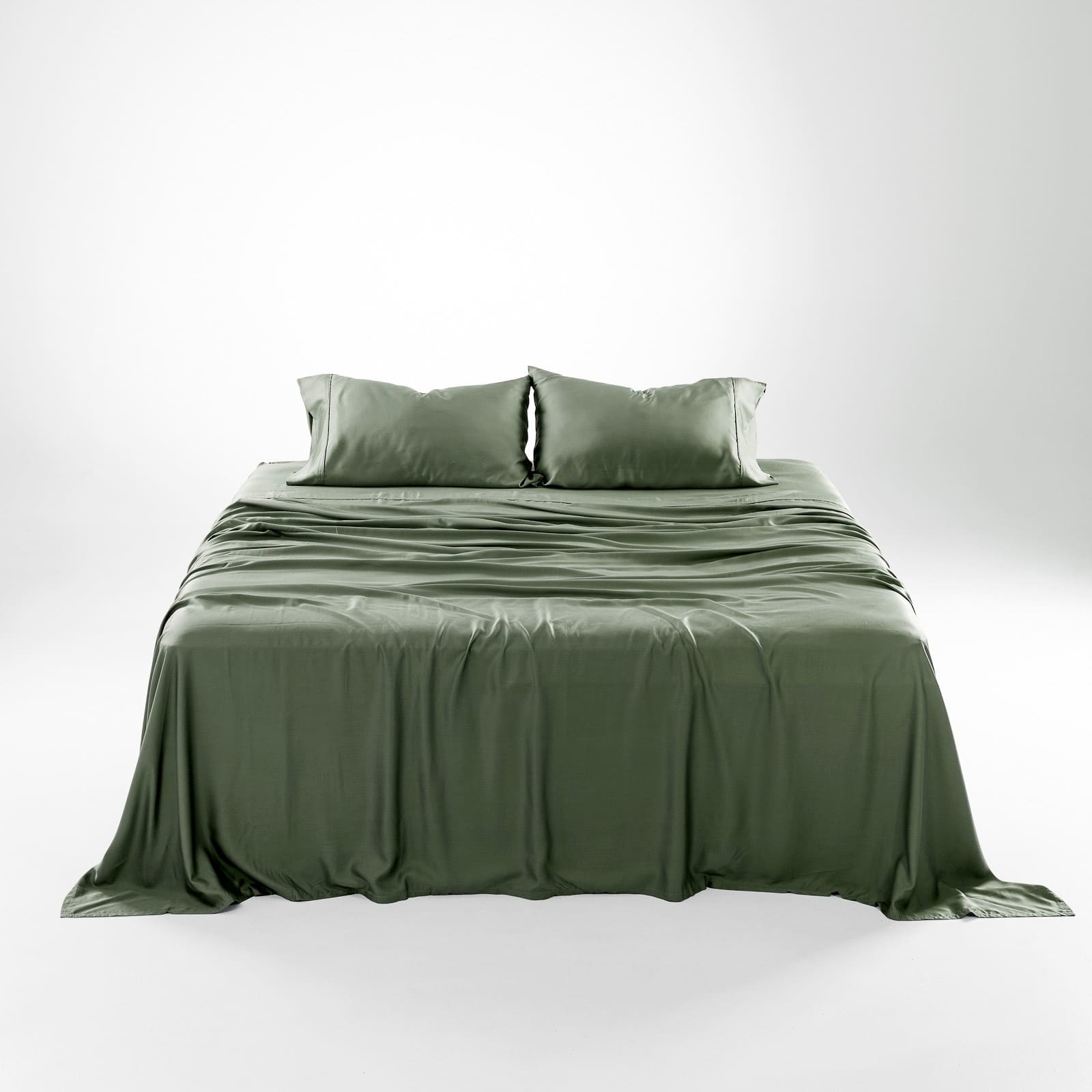 Olive + Crate Sheets - Eucalyptus Cooling Sheets for Hot Sleepers & Night Sweats, Cal King / Stone Gray